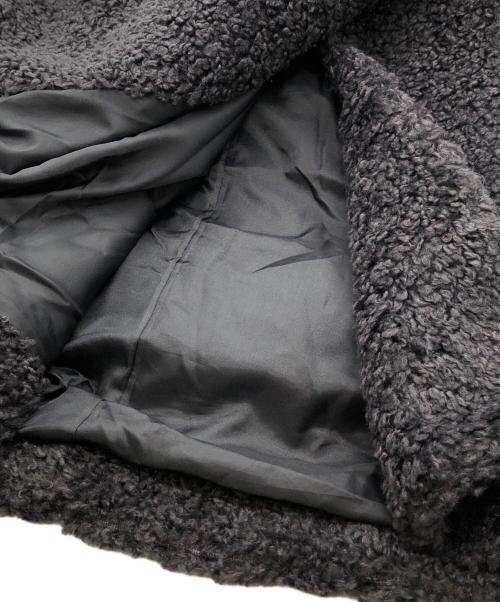 EMMEL REFINES（エメル リファインズ）EMMEL REFINES (エメル リファインズ) EM ダブルボタン ボアコート グレー サイズ:Sの古着・服飾アイテム