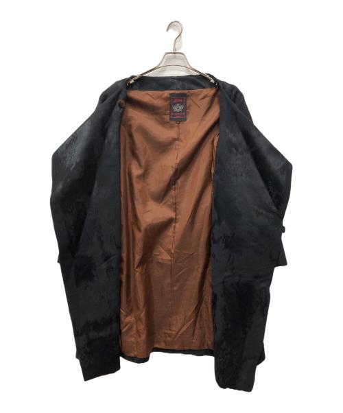 Jean Paul GAULTIER CLASSIQUE（ジャンポールゴルチエクラシック）Jean Paul GAULTIER CLASSIQUE (ジャンポールゴルチエクラシック) ノーカラーコート ブラック サイズ:40の古着・服飾アイテム