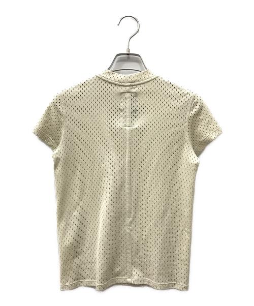 RICK OWENS（リックオウエンス）RICK OWENS (リックオウエンス) Champion (チャンピオン) メッシュTシャツ ベージュ サイズ:Mの古着・服飾アイテム
