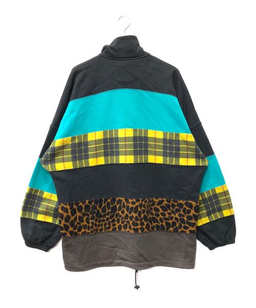 BALENCIAGA（バレンシアガ）BALENCIAGA (バレンシアガ) パターン切替フリースブルゾン マルチカラー サイズ:XSの古着・服飾アイテム
