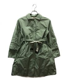 'S Max Mara（エスマックスマーラ）の古着「リバーシブルステンカラーコート」｜カーキ