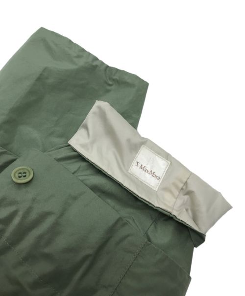 'S Max Mara（エスマックスマーラ）'S Max Mara (エスマックスマーラ) リバーシブルステンカラーコート カーキ サイズ:Lの古着・服飾アイテム
