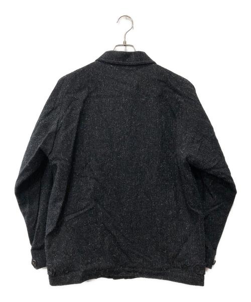 cornier（コルニエ）cornier (コルニエ) kemp wool silk tweed blouson グレー サイズ:Mの古着・服飾アイテム