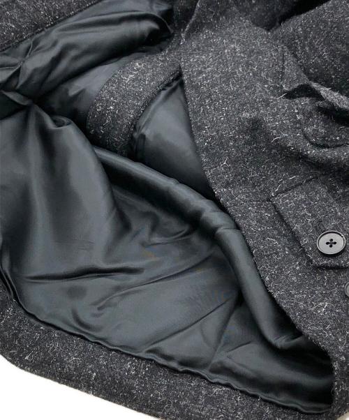 cornier（コルニエ）cornier (コルニエ) kemp wool silk tweed blouson グレー サイズ:Mの古着・服飾アイテム