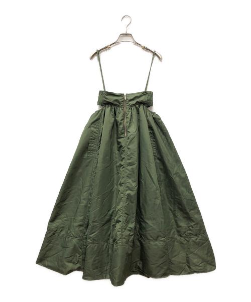 MAISON SPECIAL（メゾンスペシャル）MAISON SPECIAL (メゾンスペシャル) 2way Puffer Flare Skirt オリーブ サイズ:Fの古着・服飾アイテム