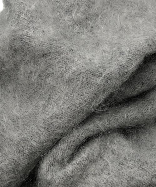 ASAUCE MELER（アソースメレ）ASAUCE MELER (アソースメレ) カシミヤストール グレー サイズ:下記参照の古着・服飾アイテム