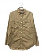 POST O'ALLS×TENBOXポストオーバーオールズ×テンボックス）の古着「TRAVELER SHIRT」｜ベージュ