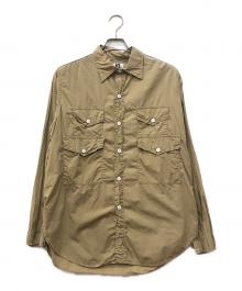 POST O'ALLS×TENBOX（ポストオーバーオールズ×テンボックス）の古着「TRAVELER SHIRT」｜ベージュ