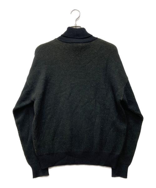 Gosha Rubchinskiy（ゴーシャラブチンスキー）Gosha Rubchinskiy (ゴーシャラブチンスキー) ロゴタートルネックニット ブラック サイズ:Mの古着・服飾アイテム