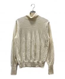 A.PRESSE（アプレッセ）の古着「High Gauge Turtleneck Sweater」｜アイボリー