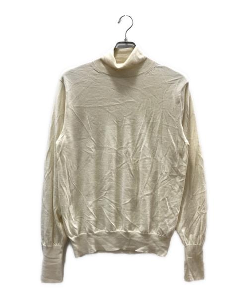 A.PRESSE（アプレッセ）A.PRESSE (アプレッセ) High Gauge Turtleneck Sweater アイボリー サイズ:2の古着・服飾アイテム