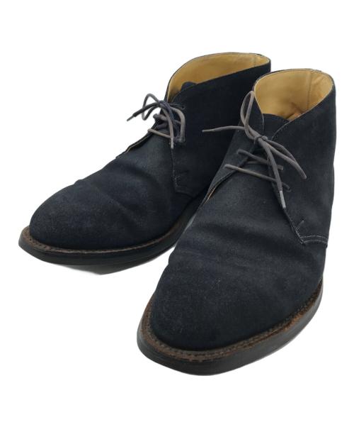 Crockett & Jones（クロケット＆ジョーンズ）Crockett & Jones (クロケット＆ジョーンズ) SHIPS (シップス) チャッカブーツ ネイビー サイズ:7/Eの古着・服飾アイテム