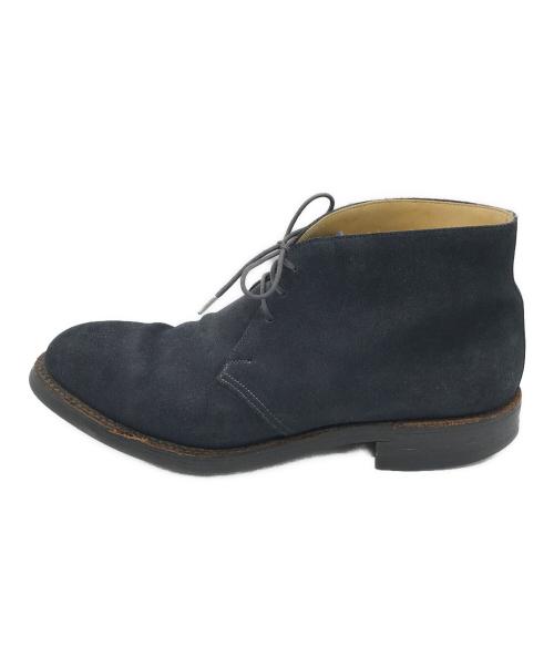 Crockett & Jones（クロケット＆ジョーンズ）Crockett & Jones (クロケット＆ジョーンズ) SHIPS (シップス) チャッカブーツ ネイビー サイズ:7/Eの古着・服飾アイテム