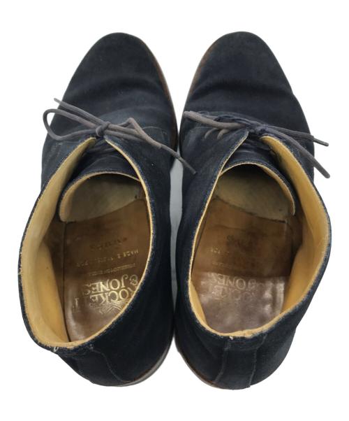 Crockett & Jones（クロケット＆ジョーンズ）Crockett & Jones (クロケット＆ジョーンズ) SHIPS (シップス) チャッカブーツ ネイビー サイズ:7/Eの古着・服飾アイテム