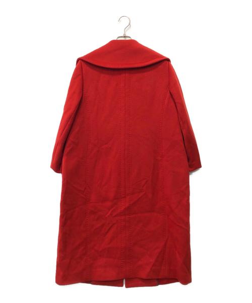 mikako nakamura（ミカコ ナカムラ）mikako nakamura (ミカコ ナカムラ) カシミヤコート レッド サイズ:38の古着・服飾アイテム