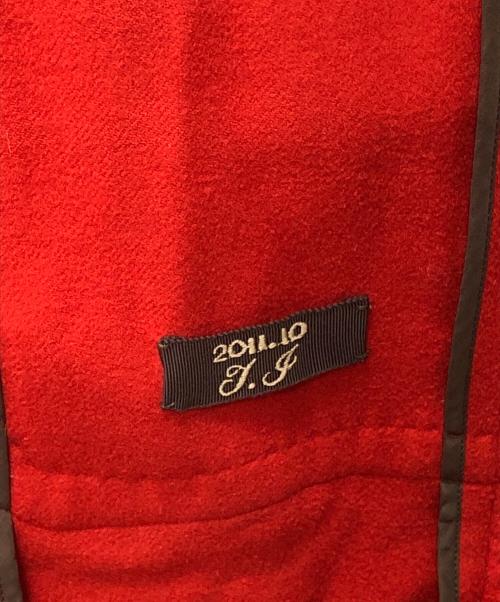 mikako nakamura（ミカコ ナカムラ）mikako nakamura (ミカコ ナカムラ) カシミヤコート レッド サイズ:38の古着・服飾アイテム