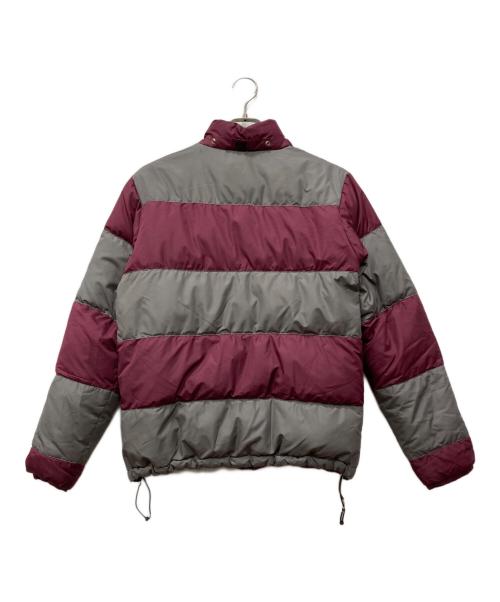 SUPREME（シュプリーム）Supreme (シュプリーム) reversible striped down jacket パープル サイズ:Sの古着・服飾アイテム