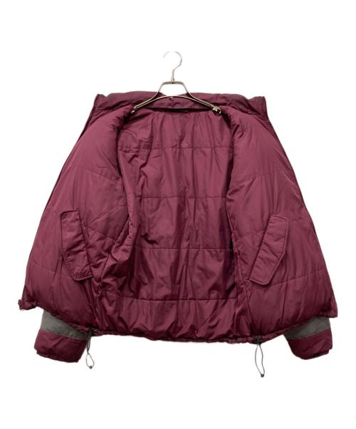 SUPREME（シュプリーム）Supreme (シュプリーム) reversible striped down jacket パープル サイズ:Sの古着・服飾アイテム