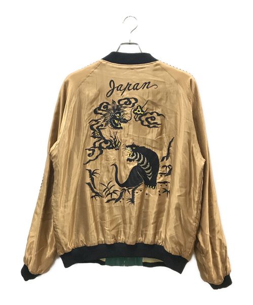 東洋エンタープライズ（トウヨウエンタープライズ）東洋エンタープライズ (トウヨウエンタープライズ) Mid 1950s Style Acetate Souvenir Jacket ベージュ サイズ:XXLの古着・服飾アイテム