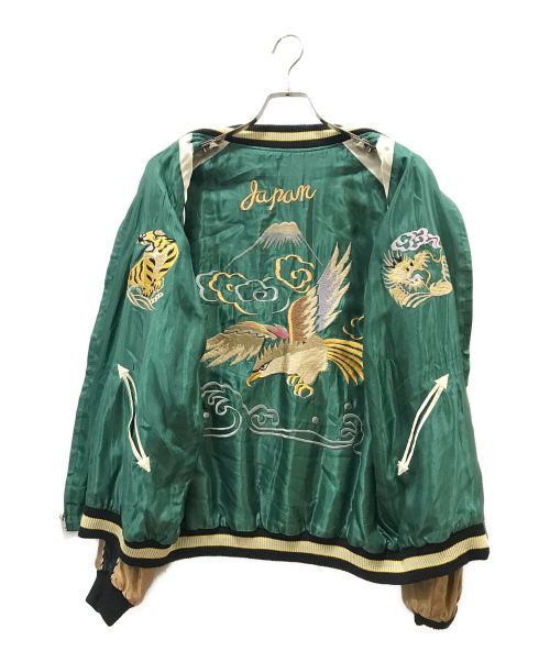 東洋エンタープライズ（トウヨウエンタープライズ）東洋エンタープライズ (トウヨウエンタープライズ) Mid 1950s Style Acetate Souvenir Jacket ベージュ サイズ:XXLの古着・服飾アイテム