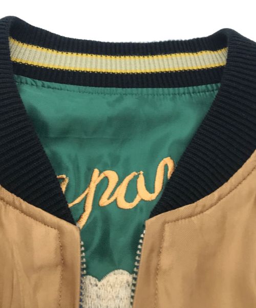 東洋エンタープライズ（トウヨウエンタープライズ）東洋エンタープライズ (トウヨウエンタープライズ) Mid 1950s Style Acetate Souvenir Jacket ベージュ サイズ:XXLの古着・服飾アイテム