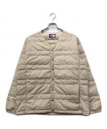THE NORTHFACE PURPLELABEL（ザ・ノースフェイス パープルレーベル）の古着「65/35 Down Cardigan」｜ベージュ