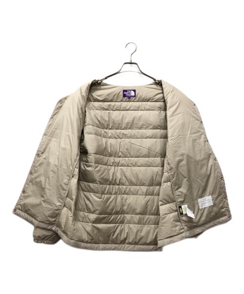 THE NORTHFACE PURPLELABEL（ザ・ノースフェイス パープルレーベル）THE NORTHFACE PURPLELABEL (ザ・ノースフェイス パープルレーベル) 65/35 Down Cardigan ベージュ サイズ:Lの古着・服飾アイテム