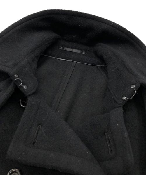 BURBERRY LONDON（バーバリーロンドン）BURBERRY LONDON (バーバリーロンドン) ウールハーフコート ブラック サイズ:38の古着・服飾アイテム