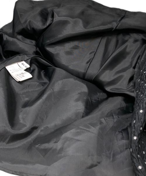 Bluelea（ブルレア）BLUELEA (ブルレア) Jacquard suspenders skirt ブラック サイズ:34の古着・服飾アイテム