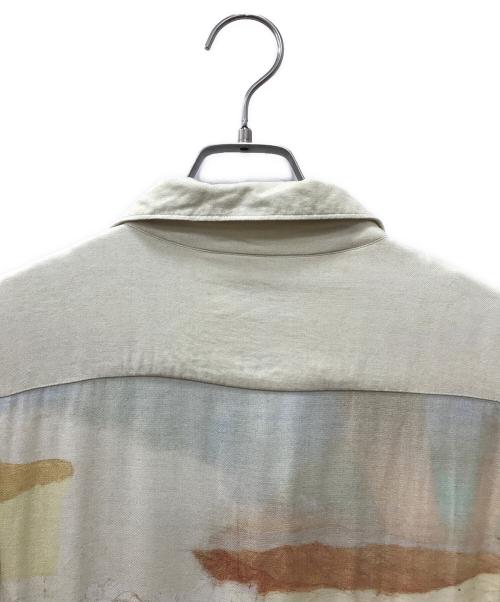 Acne studios（アクネ ストゥディオス）Acne studios (アクネ ストゥディオス) 総柄半袖シャツ アイボリー サイズ:46の古着・服飾アイテム