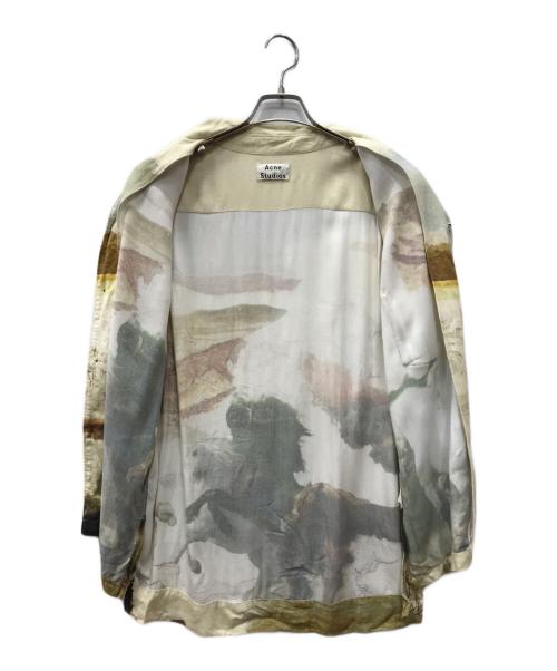 Acne studios（アクネ ストゥディオス）Acne studios (アクネ ストゥディオス) 総柄半袖シャツ アイボリー サイズ:46の古着・服飾アイテム