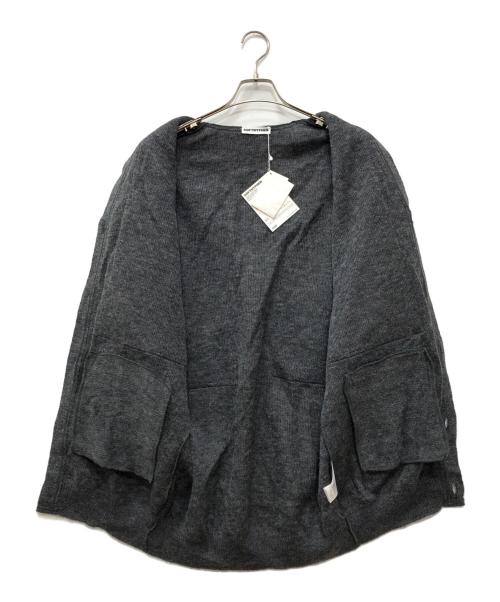 SOFTHYPHEN（ソフトハイフン）SOFTHYPHEN (ソフトハイフン) Quilting Mix Mohair Long Cardigan ブラック サイズ:1の古着・服飾アイテム
