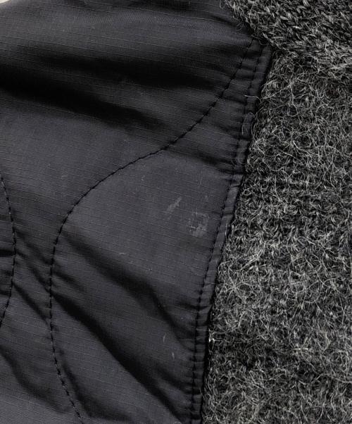 SOFTHYPHEN（ソフトハイフン）SOFTHYPHEN (ソフトハイフン) Quilting Mix Mohair Long Cardigan ブラック サイズ:1の古着・服飾アイテム