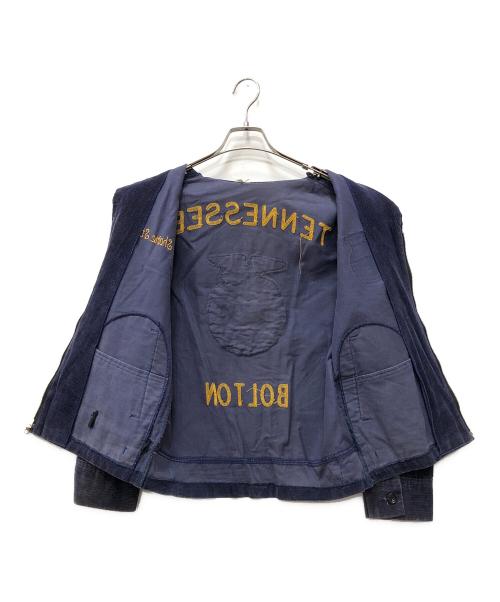 NATIONAL FFA（ナショナルエフエフエー）NATIONAL FFA (ナショナルエフエフエー) コーデュロイジャケット ネイビー サイズ:40の古着・服飾アイテム
