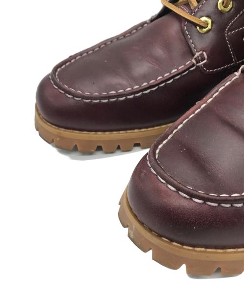 Timberland（ティンバーランド）Timberland (ティンバーランド) andrelMhoffwann セブンアイ クラシック ラグ バーガンディー サイズ:27の古着・服飾アイテム