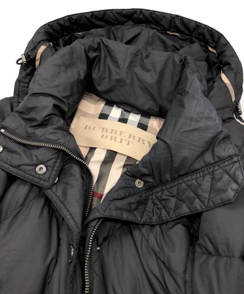 BURBERRY BRIT（バーバリーブリット）BURBERRY BRIT (バーバリーブリット) 裏地ノバチェック中綿コート ブラック サイズ:Sの古着・服飾アイテム