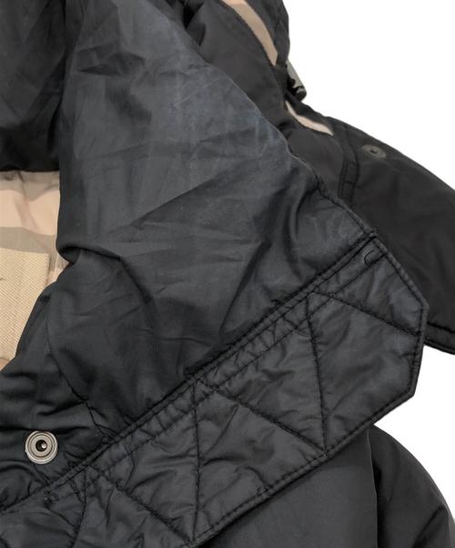 BURBERRY BRIT（バーバリーブリット）BURBERRY BRIT (バーバリーブリット) 裏地ノバチェック中綿コート ブラック サイズ:Sの古着・服飾アイテム