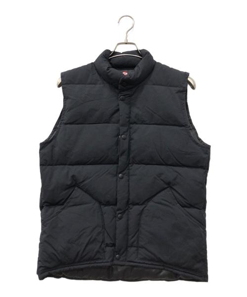 ZANTER（ザンター）ZANTER (ザンター) ZANTER  DOWN VEST ブラック サイズ:Lの古着・服飾アイテム