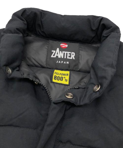 ZANTER（ザンター）ZANTER (ザンター) ZANTER  DOWN VEST ブラック サイズ:Lの古着・服飾アイテム