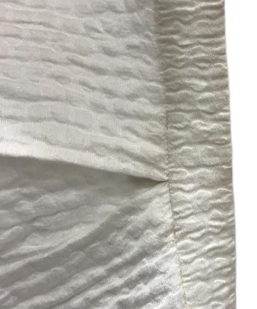 YORI（ヨリ）YORI (ヨリ) フクレリボンブラウス ホワイト サイズ:36の古着・服飾アイテム