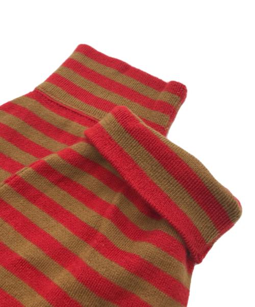 45R（フォーティファイブ・アール）45R (フォーティーファイブアール) スーピマスムースのバスクオフタートル レッド サイズ:3の古着・服飾アイテム