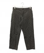 45Rフォーティファイブ・アール）の古着「モールサージストレッチのサブリナスラックス」｜ブラウン