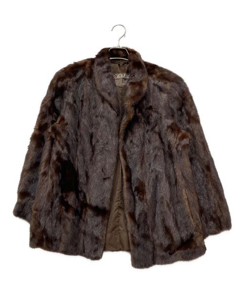 EMBA（エンバ）EMBA (エンバ) ファーコート ブラウン サイズ:以下参照の古着・服飾アイテム