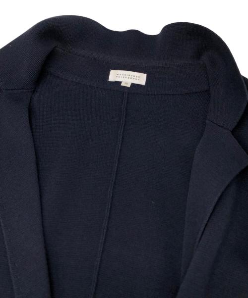 MACKINTOSH PHILOSOPHY（マッキントッシュ フィロソフィー）MACKINTOSH PHILOSOPHY (マッキントッシュ フィロソフィー) ダブルニットジャケット ネイビー サイズ:38の古着・服飾アイテム