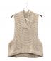 MM6 Maison Margiela（エムエムシックスメゾンマルジェラ）の古着「ワッフルニットオーバーベスト」｜ベージュ
