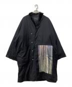 ALMOSTBLACKオールモストブラック）の古着「NOCOLLER RIVER FUR COAT」｜ブラック