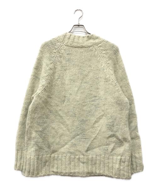 Maison Margiela 14（メゾンマルジェラ 14）Maison Margiela 14 (メゾンマルジェラ 14) ローゲージ ボタニカルダイカーディガン 黄緑 サイズ:Lの古着・服飾アイテム