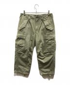 stussyステューシー）の古着「MILITARY CARGO PANT RIPSTOP」｜オリーブ