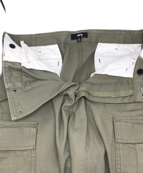 stussy（ステューシー）stussy (ステューシー) MILITARY CARGO PANT RIPSTOP オリーブ サイズ:30の古着・服飾アイテム