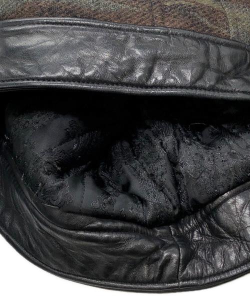 PLAG（プラグ）PLAG (プラグ) カモ柄レザージャケット ブラック サイズ:5の古着・服飾アイテム